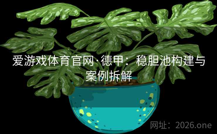 爱游戏体育官网·德甲:稳胆池构建与案例拆解