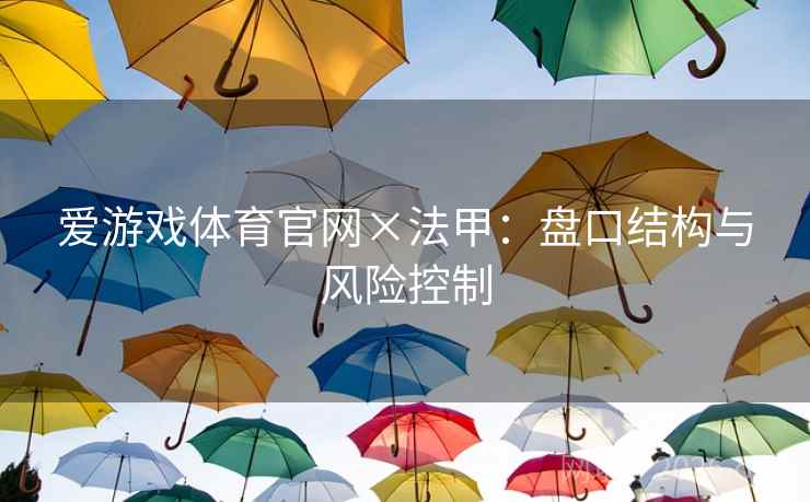 爱游戏体育官网×法甲:盘口结构与风险控制